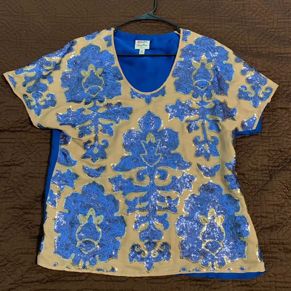 Sequin Blouse Neiman Marcus Tracy Reese for Target